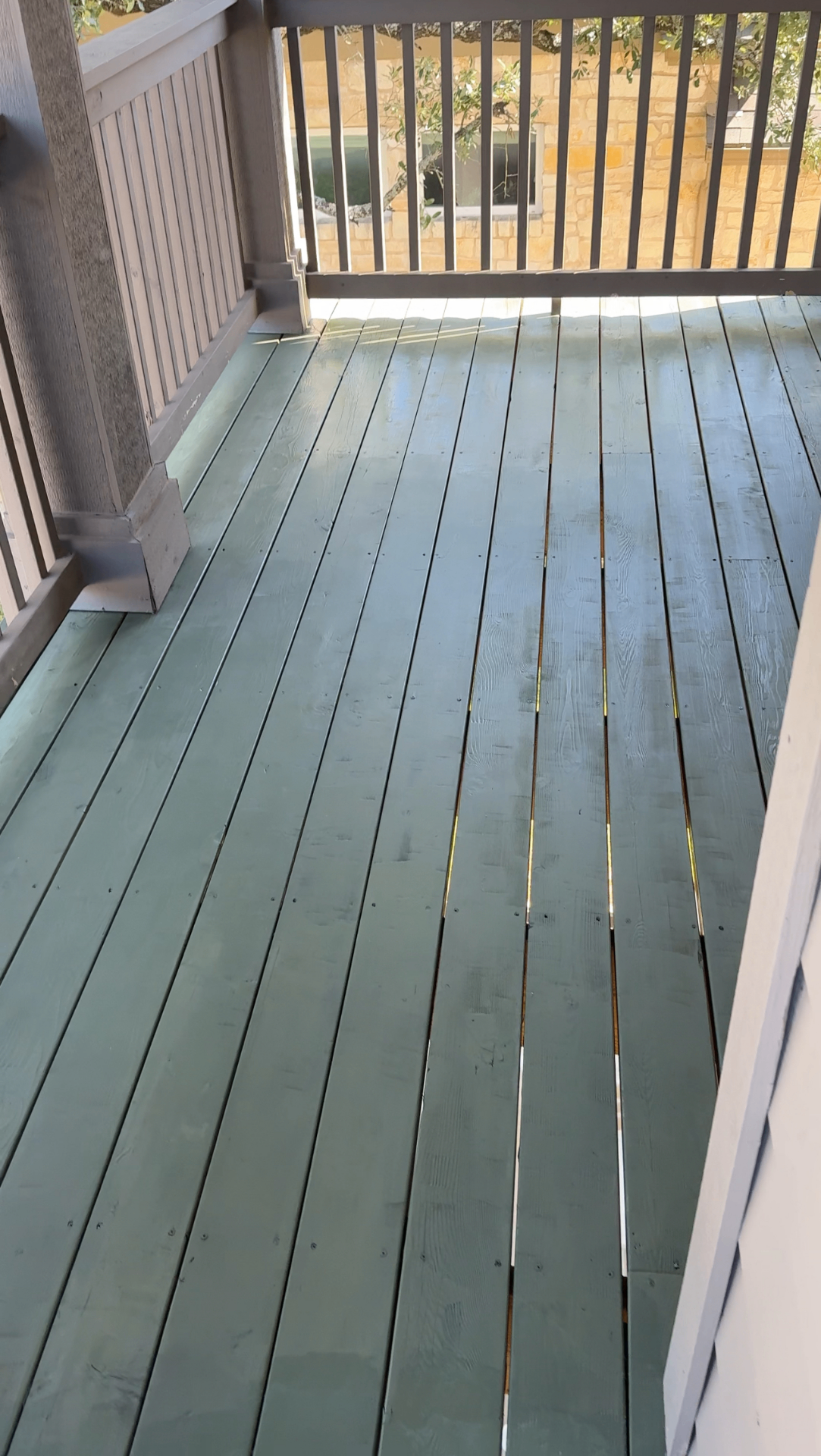 Painted Wood Deck Refinish