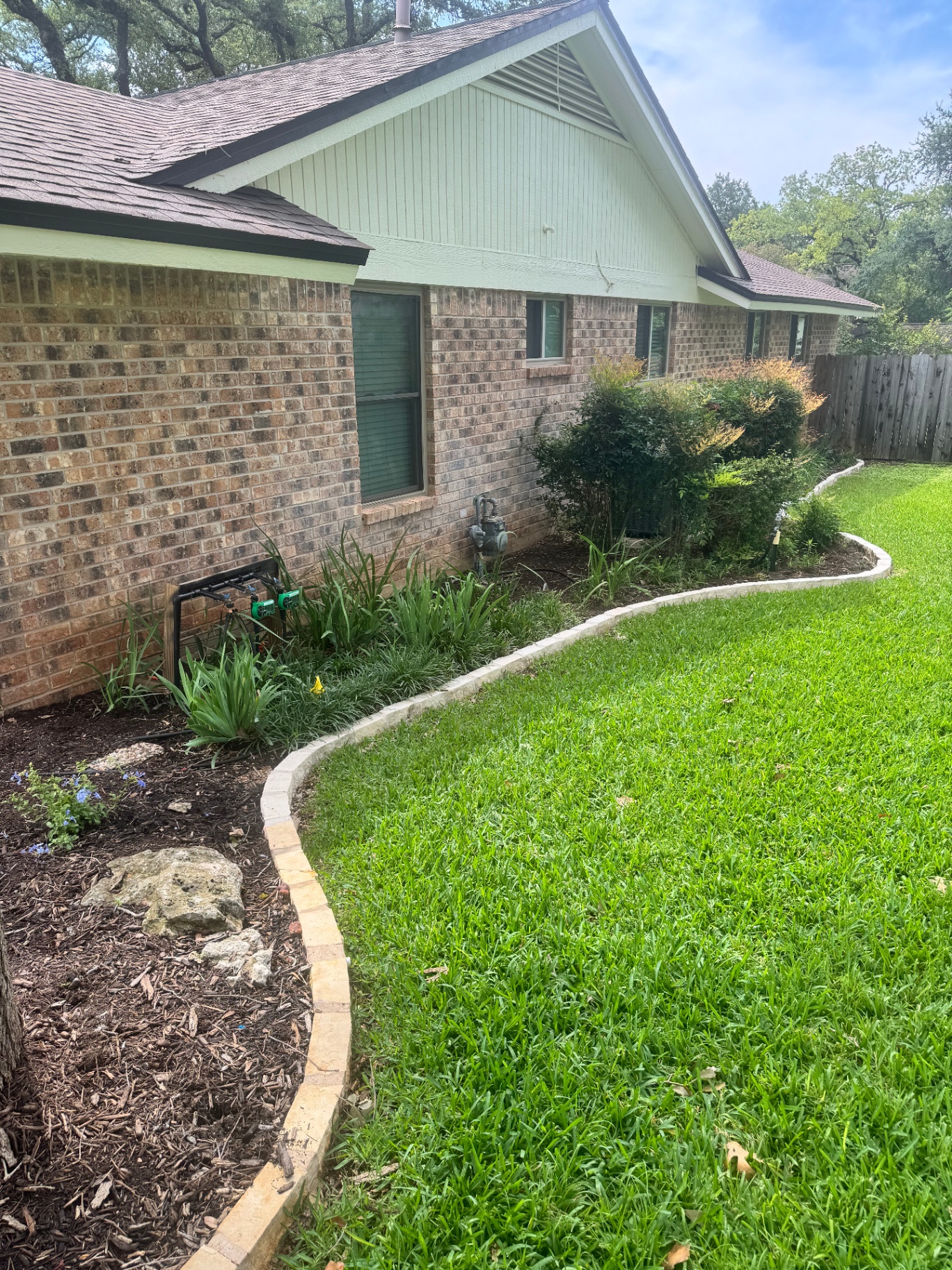 Before landscaping