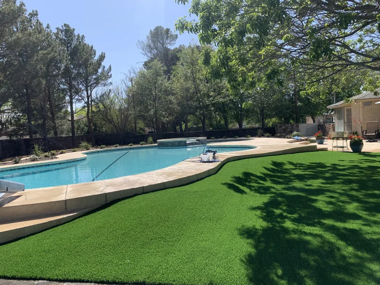 After landscaping